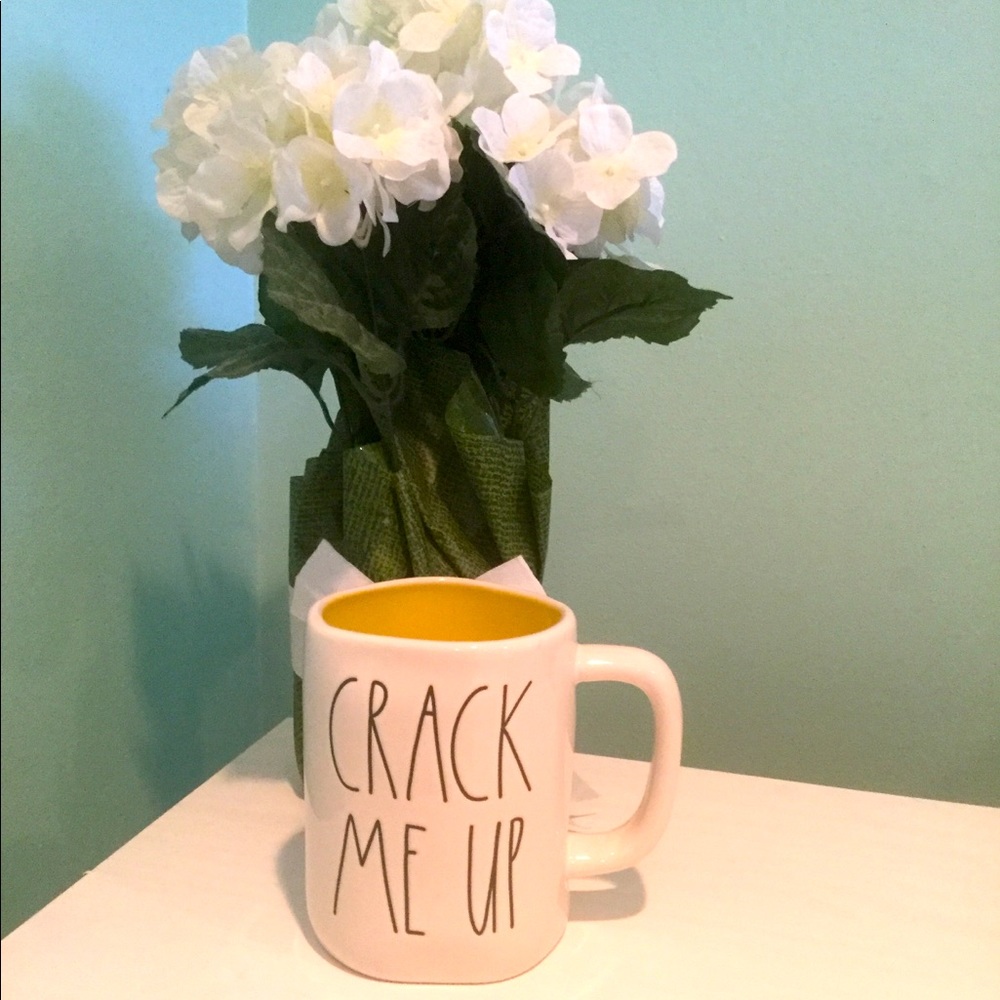 Rae Dunn “CRACK ME UP” coffee/tea mug